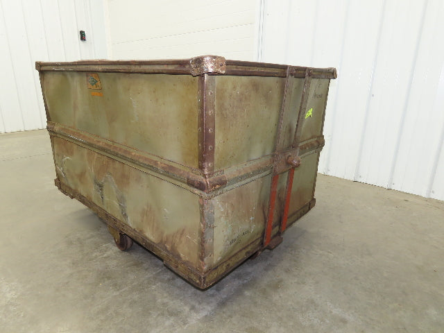 Diamond Fibre Tobacco Rolling Cart Factory Bin Steampunk Storage Sutliff Vtg