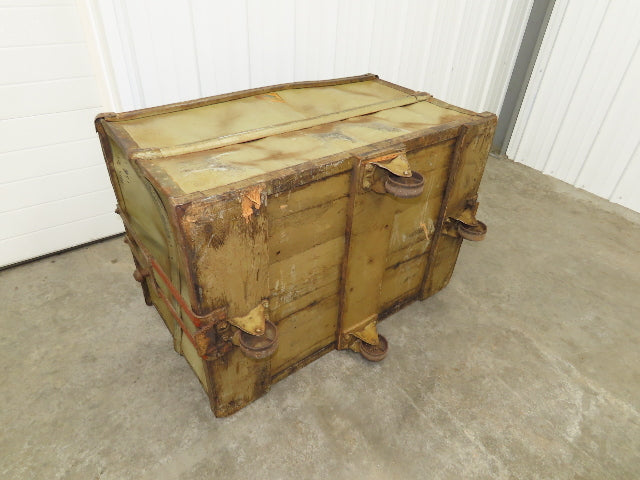 Diamond Fibre Tobacco Rolling Cart Factory Bin Steampunk Storage Sutliff Vtg