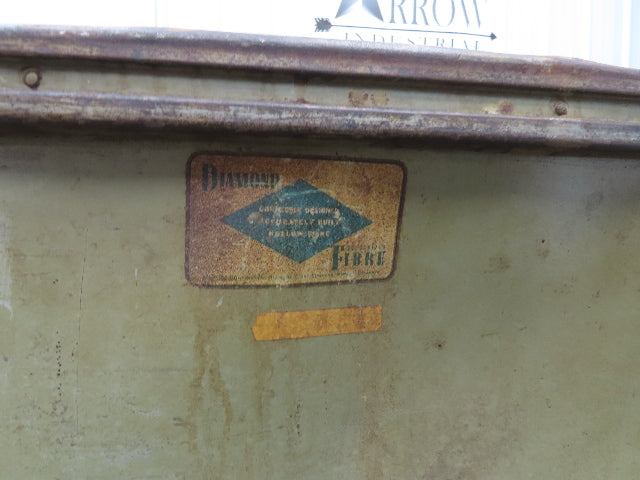 Diamond Fibre Tobacco Rolling Cart Factory Bin Steampunk Storage Sutliff Vtg