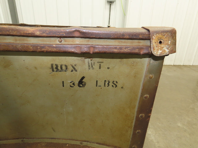 Diamond Fibre Tobacco Rolling Cart Factory Bin Steampunk Storage Sutliff Vtg