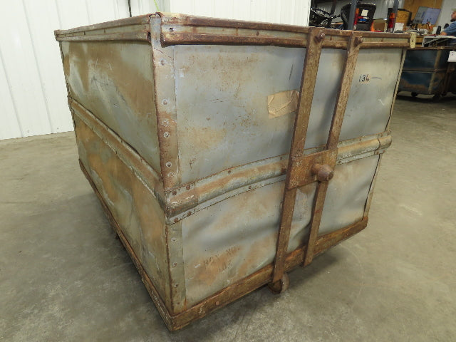 Tobacco Rolling Cart Factory Bin Steampunk Storage Sutliff Vtg Gray