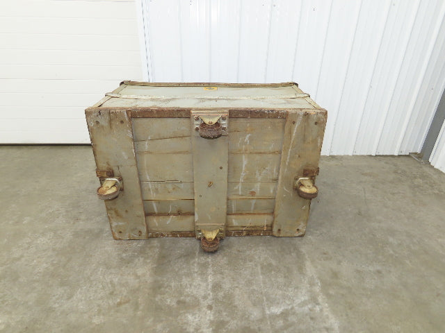 Tobacco Rolling Cart Factory Bin Steampunk Storage Sutliff Vtg Gray