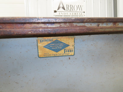 Tobacco Rolling Cart Factory Bin Steampunk Storage Sutliff Vtg Gray