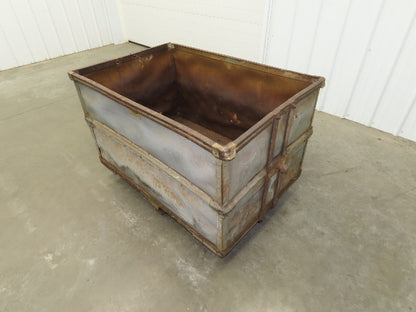 Tobacco Rolling Cart Factory Bin Steampunk Storage Sutliff Vtg Gray
