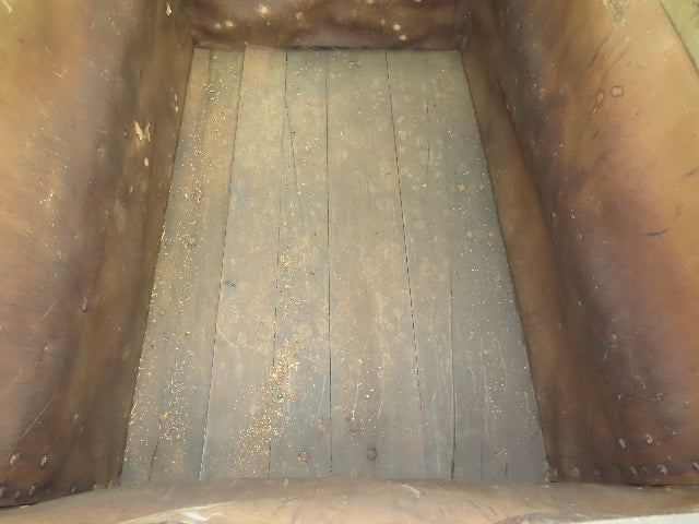 Tobacco Rolling Cart Factory Bin Steampunk Storage Sutliff Vtg Gray