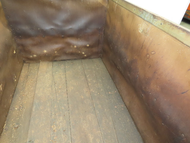 Tobacco Rolling Cart Factory Bin Steampunk Storage Sutliff Vtg Gray