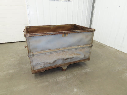 Tobacco Rolling Cart Factory Bin Steampunk Storage Sutliff Vtg Gray