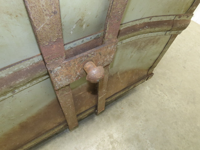 Tobacco Rolling Cart Factory Bin Steampunk Storage Sutliff Vtg Gray