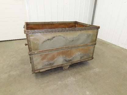 Tobacco Rolling Cart Factory Bin Steampunk Storage Sutliff Vtg Gray
