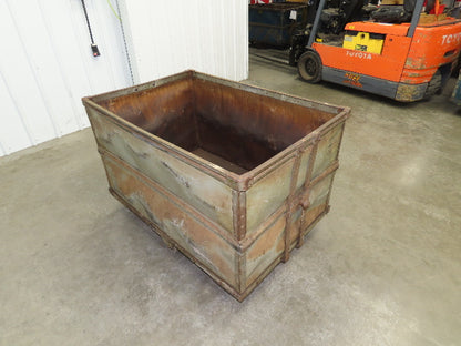 Tobacco Rolling Cart Factory Bin Steampunk Storage Sutliff Vtg Gray