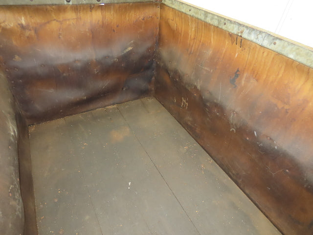 Tobacco Rolling Cart Factory Bin Steampunk Storage Sutliff Vtg Gray