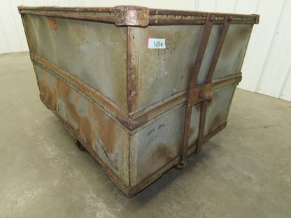 Tobacco Rolling Cart Factory Bin Steampunk Storage Sutliff Vtg Gray
