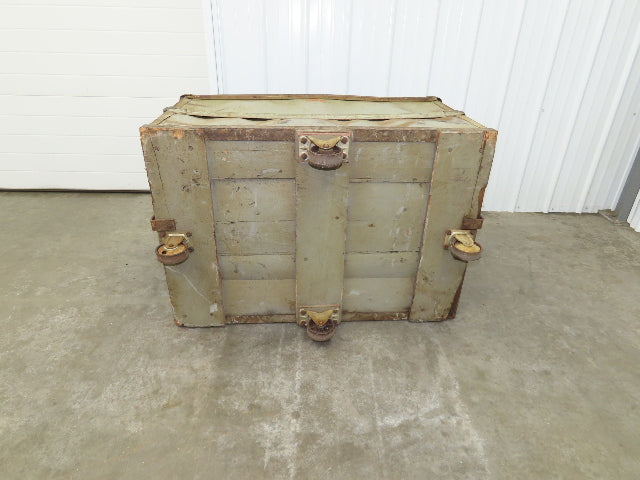 Tobacco Rolling Cart Factory Bin Steampunk Storage Sutliff Vtg Gray