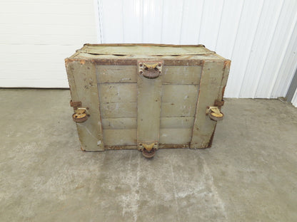 Tobacco Rolling Cart Factory Bin Steampunk Storage Sutliff Vtg Gray