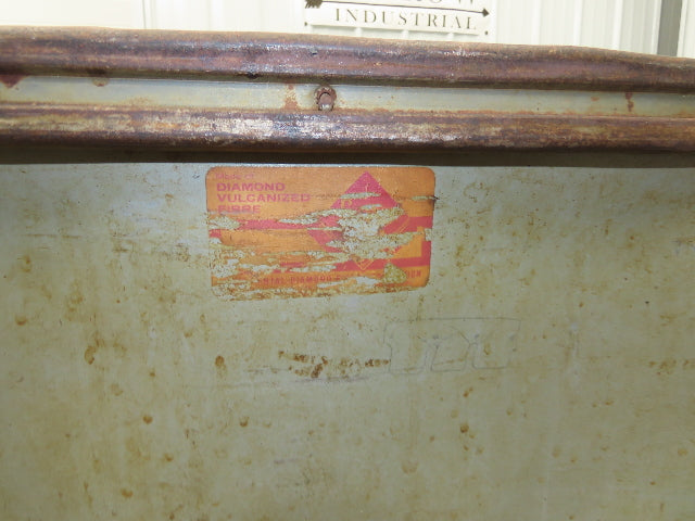 Tobacco Rolling Cart Factory Bin Steampunk Storage Sutliff Vtg Gray