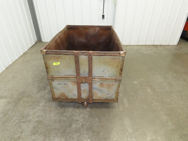 Tobacco Rolling Cart Factory Bin Steampunk Storage Sutliff Vtg Gray