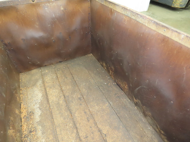 Tobacco Rolling Cart Factory Bin Steampunk Storage Sutliff Vtg Gray