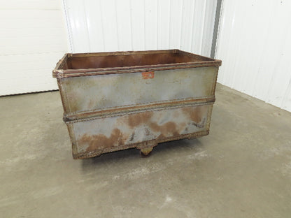 Tobacco Rolling Cart Factory Bin Steampunk Storage Sutliff Vtg Gray