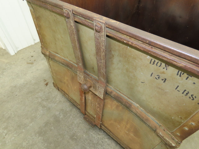 Diamond Fibre Tobacco Rolling Cart Factory Bin Storage Sutliff Vintage Gray