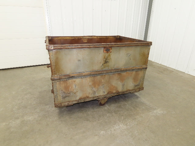 Diamond Fibre Tobacco Rolling Cart Factory Bin Storage Sutliff Vintage Gray