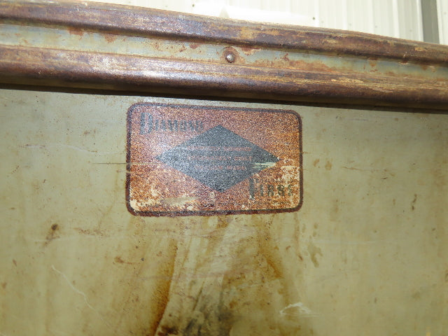 Diamond Fibre Tobacco Rolling Cart Factory Bin Storage Sutliff Vintage Gray