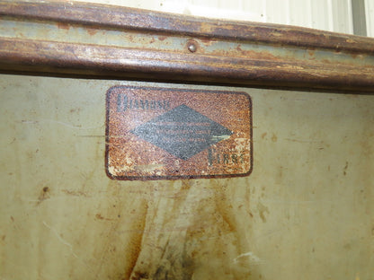 Diamond Fibre Tobacco Rolling Cart Factory Bin Storage Sutliff Vintage Gray