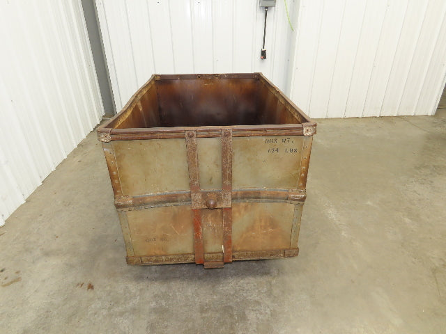 Diamond Fibre Tobacco Rolling Cart Factory Bin Storage Sutliff Vintage Gray