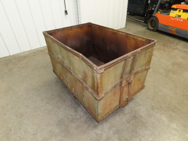 Diamond Fibre Tobacco Rolling Cart Factory Bin Storage Sutliff Vintage Gray