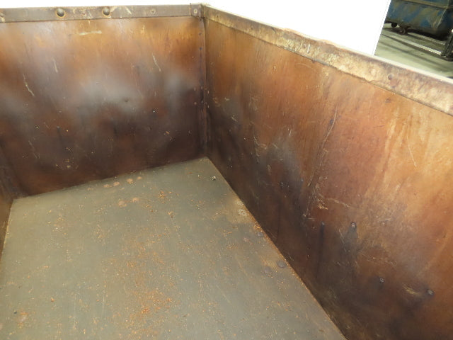 Diamond Fibre Tobacco Rolling Cart Factory Bin Storage Sutliff Vintage Gray