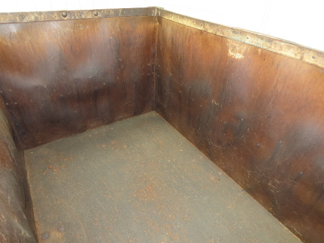 Diamond Fibre Tobacco Rolling Cart Factory Bin Storage Sutliff Vintage Gray