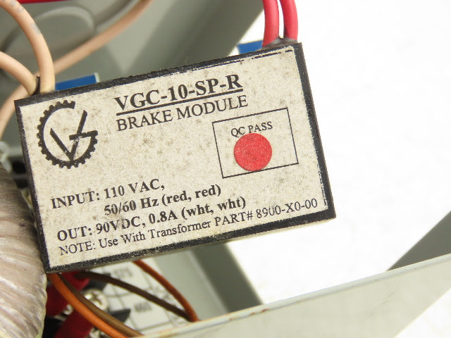 VDG VGC-10-ASSY Clutch Brake Module Transformer 100VA HV 230/460/575VAC LV 90VDC