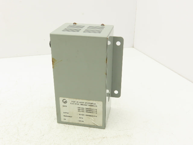 VDG VGC-10-ASSY Clutch Brake Module Transformer 100VA HV 230/460/575VAC LV 90VDC