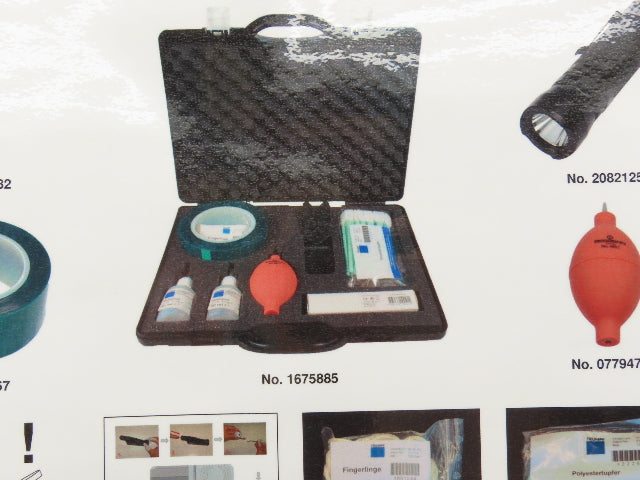 Trumpf 1675885 Laser Cutter Optics Cleaning Kit Methanol Swab Black Case