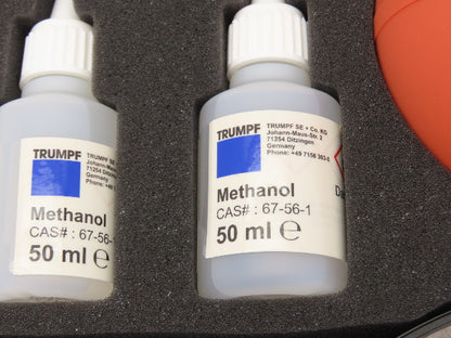 Trumpf 1675885 Laser Cutter Optics Cleaning Kit Methanol Swab Black Case