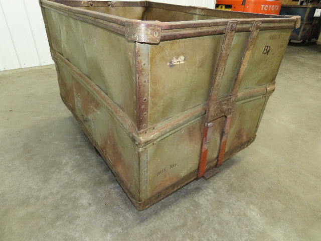 Diamond Fibre Tobacco Rolling Cart Factory Bin Steampunk Storage Sutliff Vtg