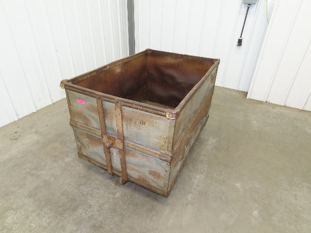Diamond Fibre Tobacco Rolling Cart Factory Bin Storage Sutliff Vtg Gray