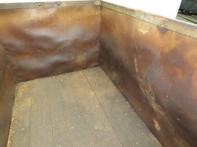 Diamond Fibre Tobacco Rolling Cart Factory Bin Storage Sutliff Vtg Gray