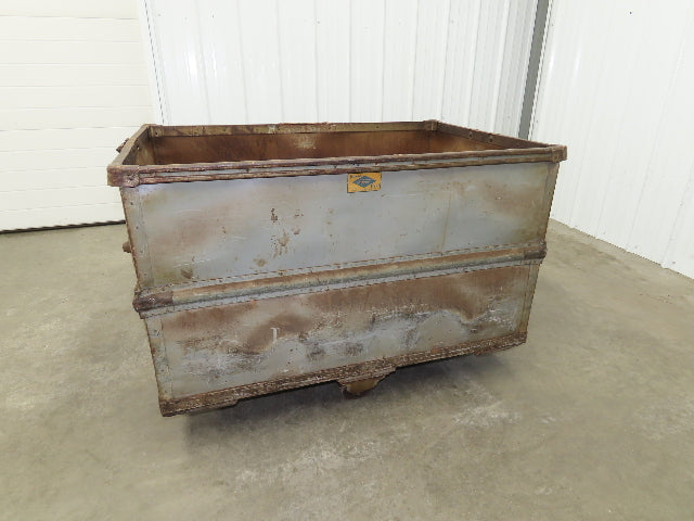 Diamond Fibre Tobacco Rolling Cart Factory Bin Storage Sutliff Vtg Gray