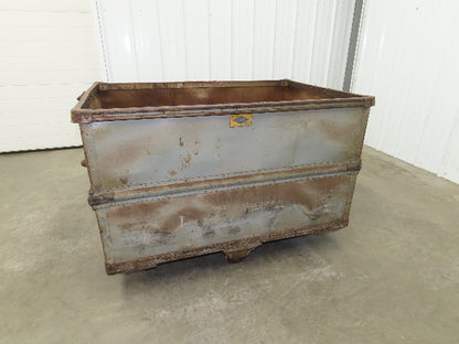Diamond Fibre Tobacco Rolling Cart Factory Bin Storage Sutliff Vtg Gray