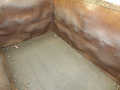 Diamond Fibre Tobacco Rolling Cart Factory Bin Storage Sutliff Vtg Gray