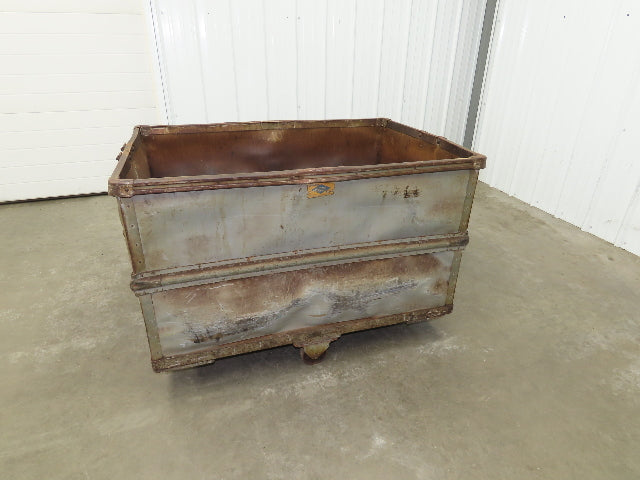 Diamond Fibre Tobacco Rolling Cart Factory Bin Storage Sutliff Vtg Gray