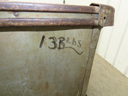 Diamond Fibre Tobacco Rolling Cart Factory Bin Storage Sutliff Vintage Bent