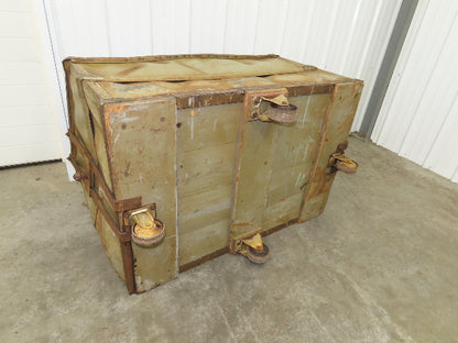Diamond Fibre Tobacco Rolling Cart Factory Bin Storage Sutliff Vintage Bent