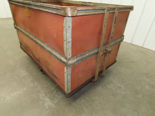 InsulFab Plastics Tobacco Rolling Cart Factory Bin Basket Storage Sutliff Red