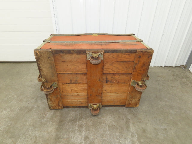 InsulFab Plastics Tobacco Rolling Cart Factory Bin Basket Storage Sutliff Red