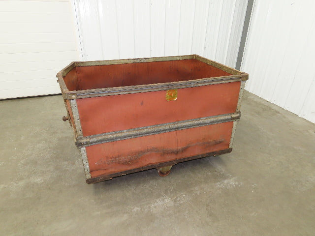 InsulFab Plastics Tobacco Rolling Cart Factory Bin Basket Storage Sutliff Red