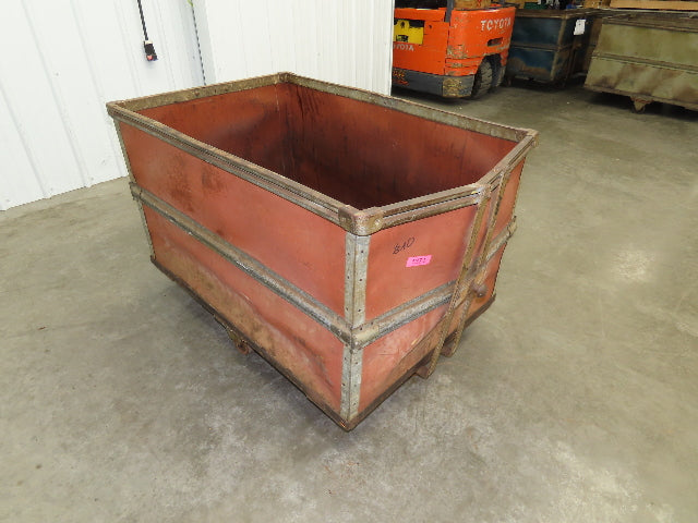 InsulFab Plastics Tobacco Rolling Cart Factory Bin Basket Storage Sutliff Red