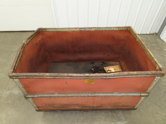 InsulFab Plastics Tobacco Rolling Cart Factory Bin Basket Storage Sutliff Red
