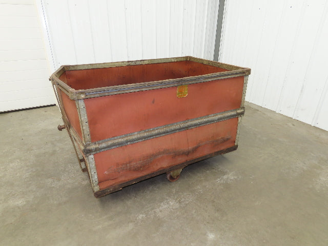 InsulFab Plastics Tobacco Rolling Cart Factory Bin Basket Storage Sutliff Red