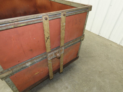 InsulFab Plastics Tobacco Rolling Cart Factory Bin Basket Storage Sutliff Red